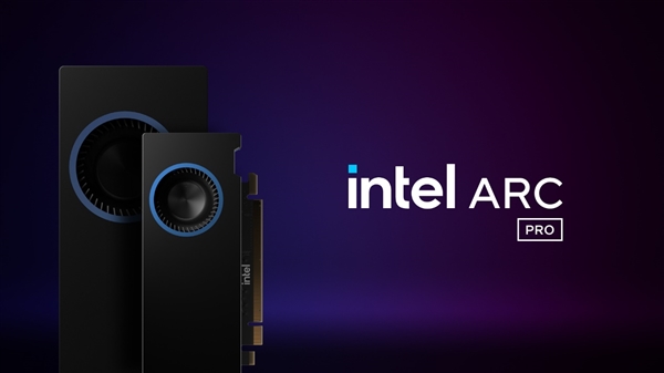 锐炫Pro B50/B60专业显卡发布：Intel第一次24GB显存 还有双GPU 48GB